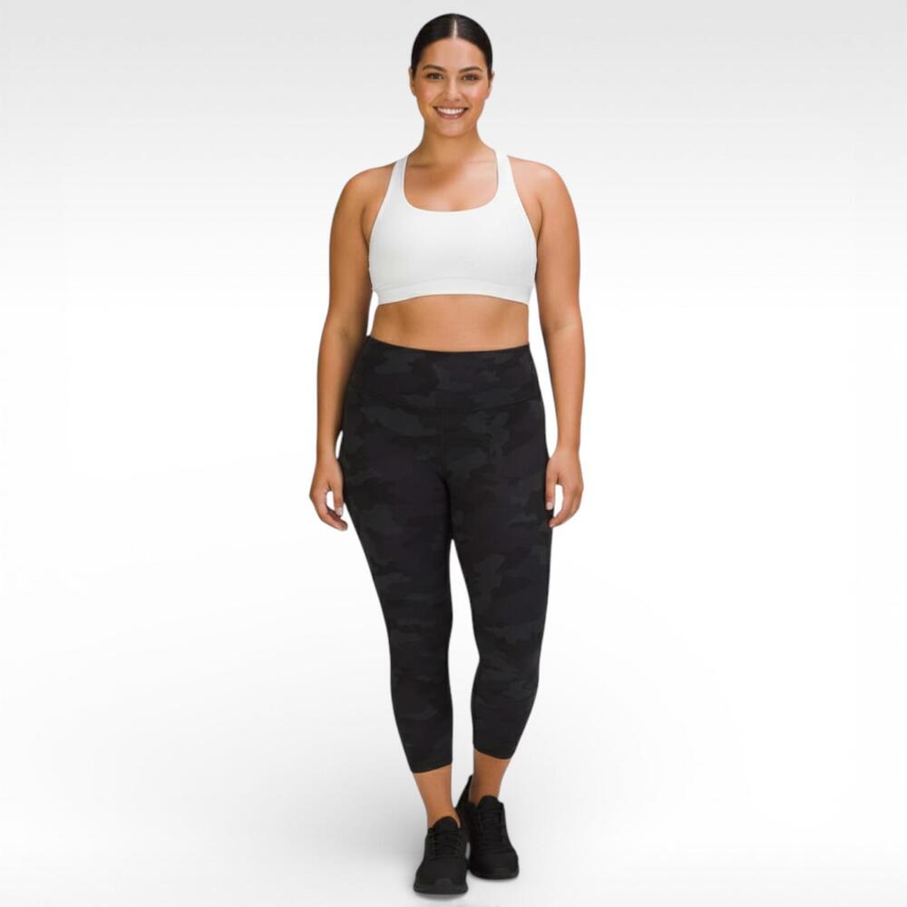 Lululemon Base Pace High-Rise Tight 24" Brushed Nulux - Camo Size 18